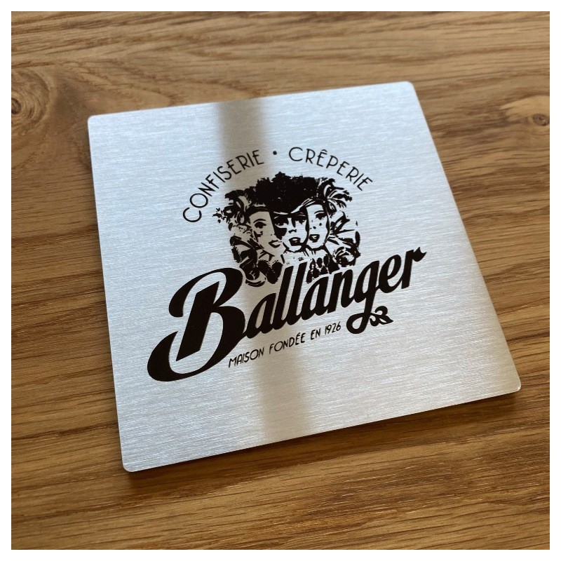 Gravure laser sur métal